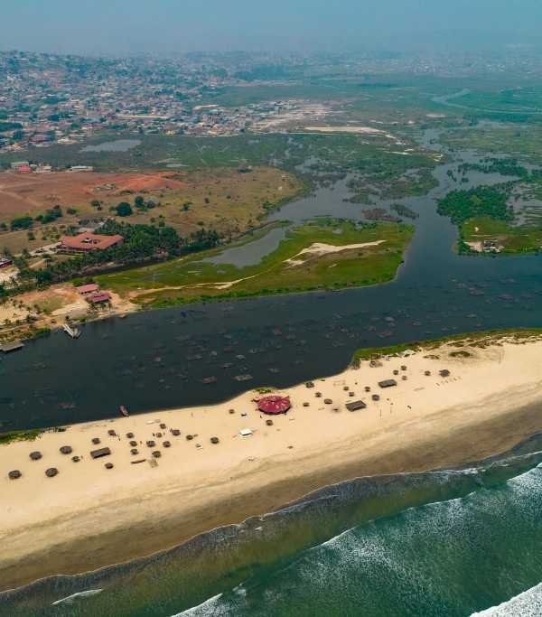 Ariel View Of Bojo Beach