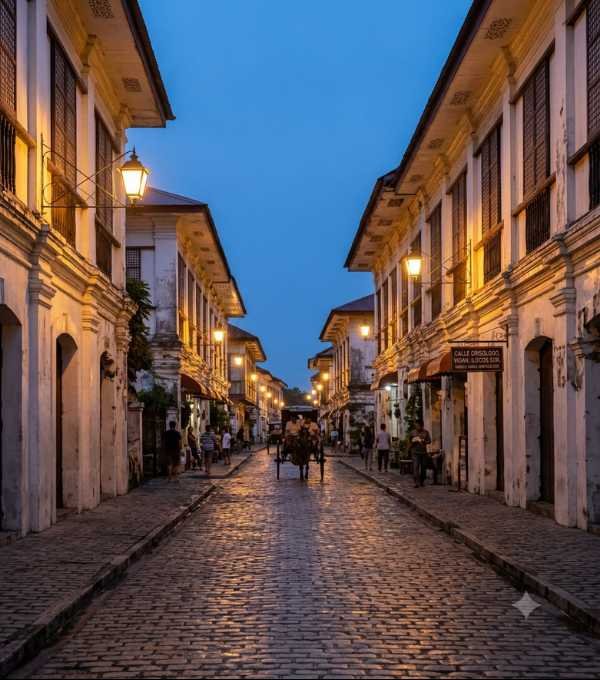 Philippines Calle Crisologo Vigan Spanish
street