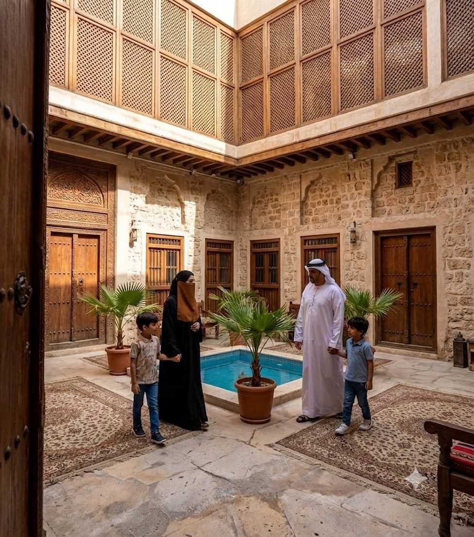 Historic Muharraq Courtyard