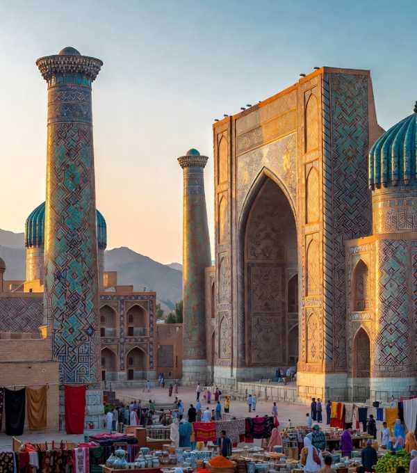 Uzbekistan Sher-Dor and Tilya-Kori Madrasahs