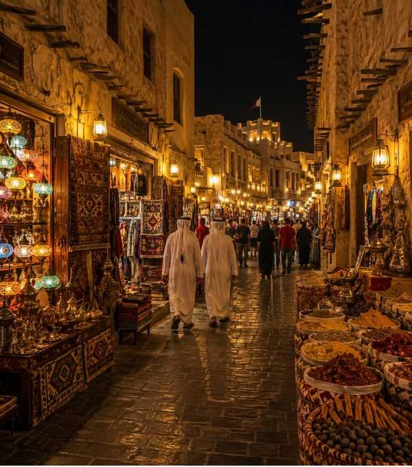 Qatar Souq Waqif Night Market