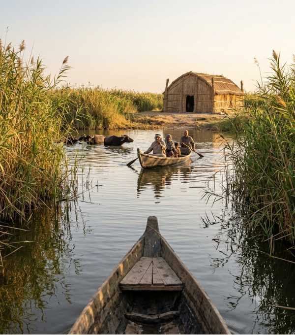 Iraq Sunset in the Mesopotamian