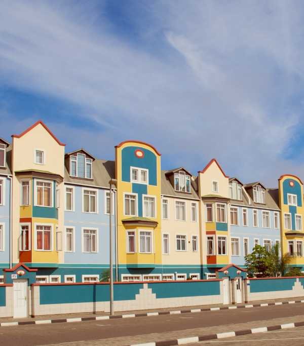 Namibia Swakopmund -colonial houses