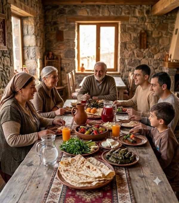 Traditional Family Meal