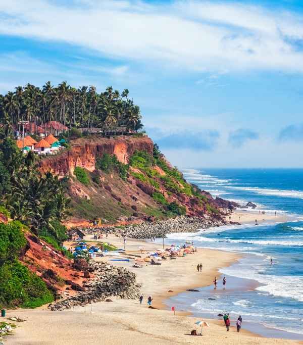 Varkala Cliff & Beach