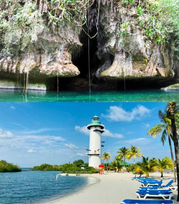 Central America Belize Cave & Lighthouse