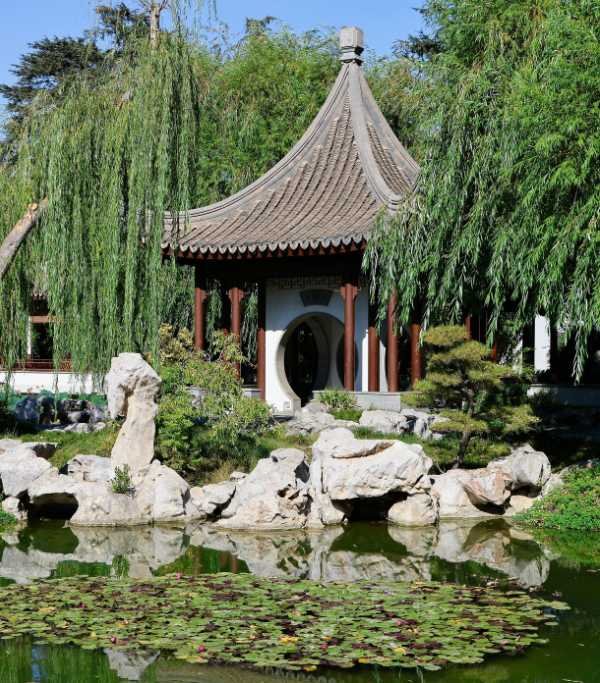 San Marino Chinese Garden Pavilion