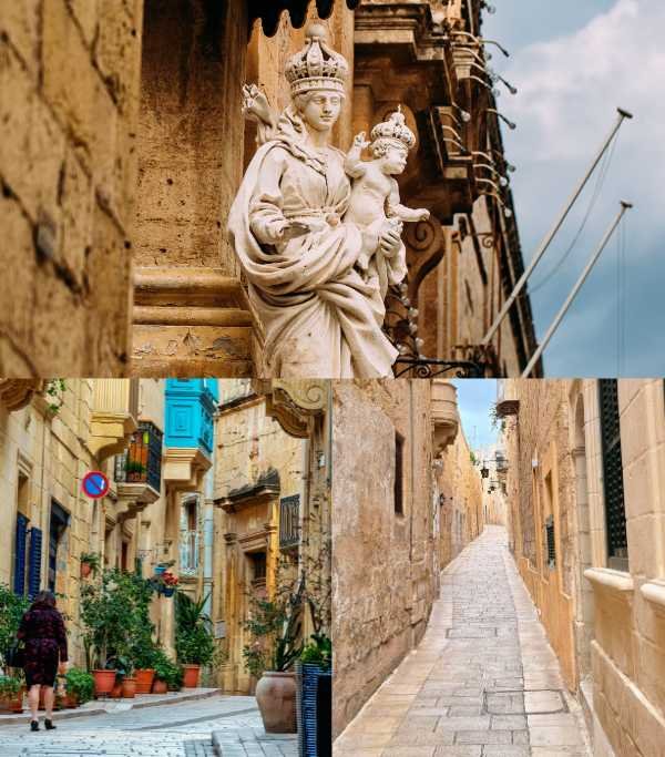 Malta Mdina Old City View