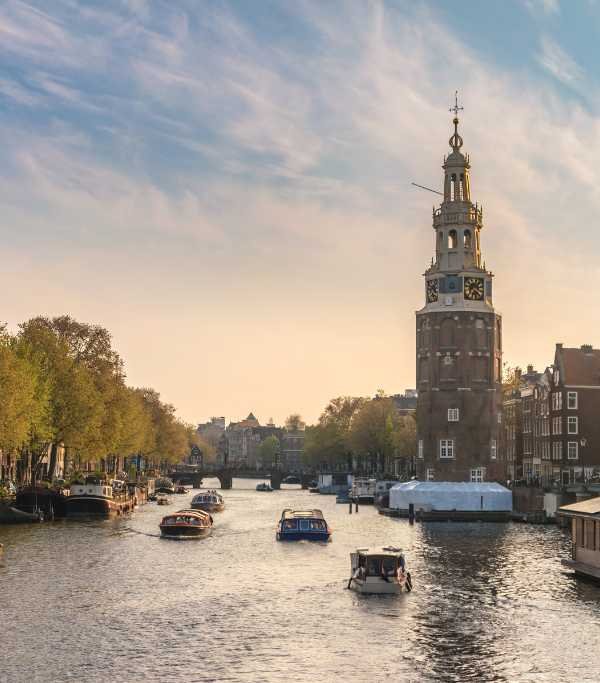 Netherlands Montelbaanstoren Tower
