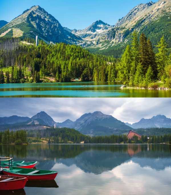 Slovakia Strbske Pleso Lake