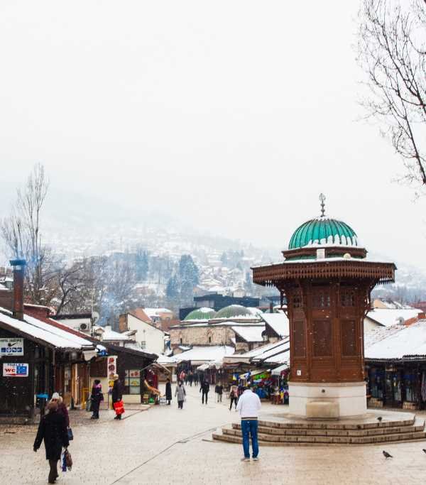 The Sebilj Wooden Fountain