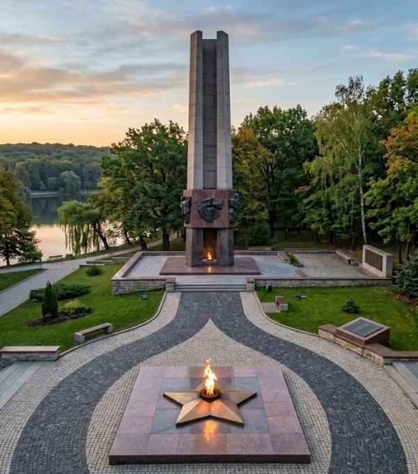 Moldova Ictory Memorial And Eternal Flame