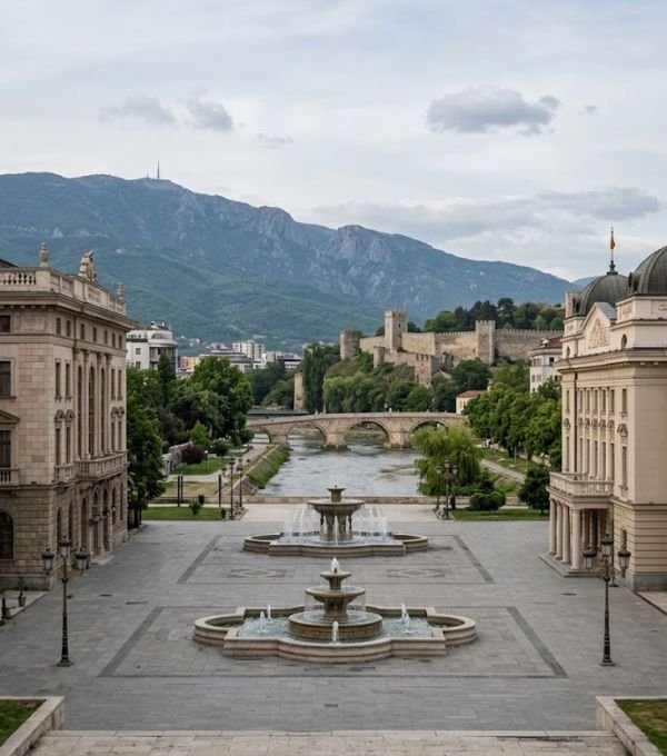 North Macedonia Macedonia Square