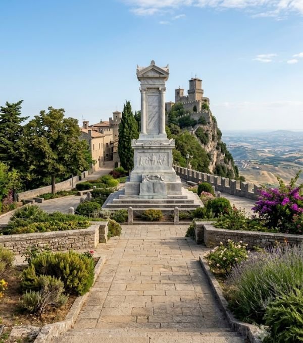 San Marino Monument Of Giuseppe Garibaldi